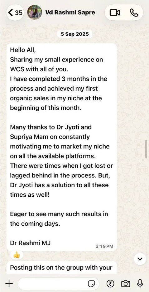Doctor testimonial screenshot 1