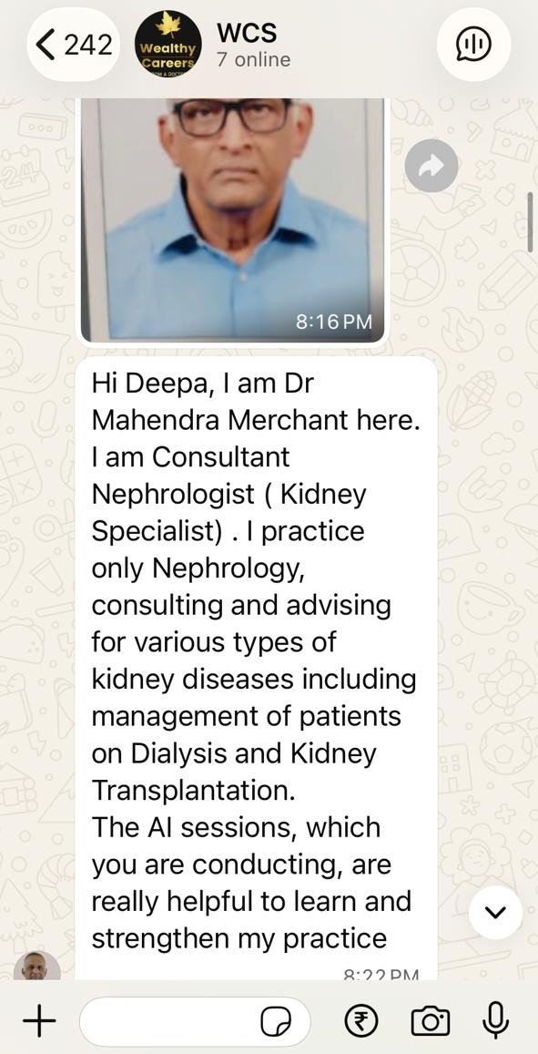 Doctor testimonial screenshot 6